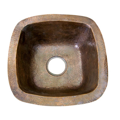16'' L Single Bowl Copper Kitchen Sink