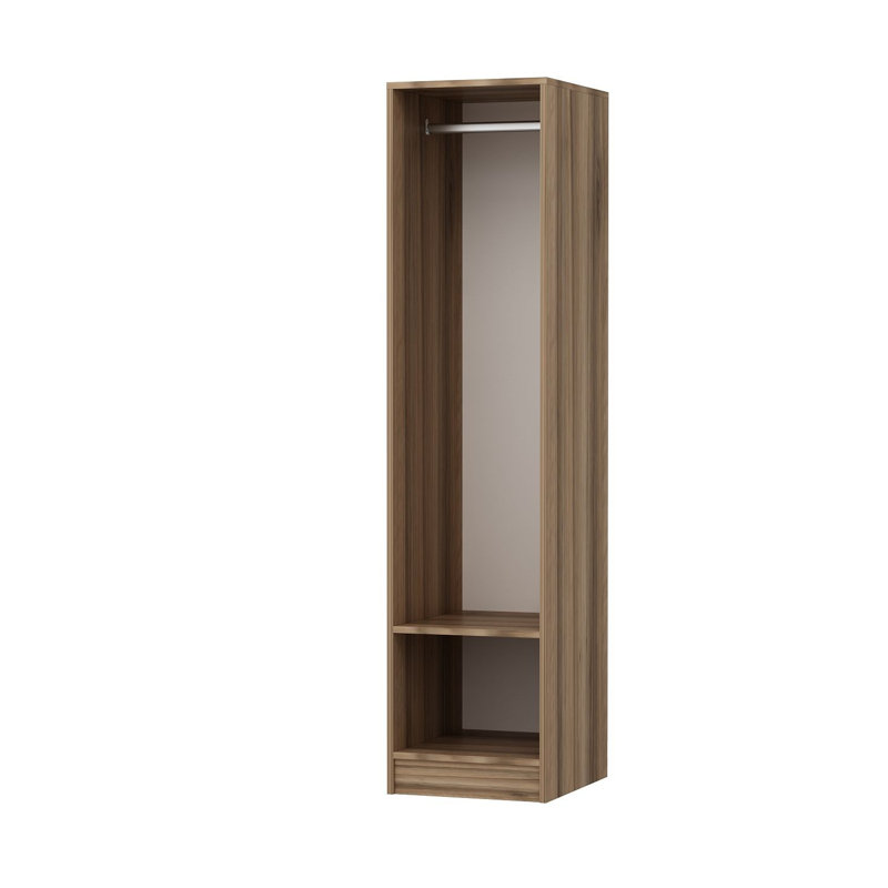 Elina Manufactured Wood Wardrobe, 190cm H x 45cm W x 52cm D