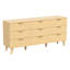 Commode en bois à 9 tiroirs Natural