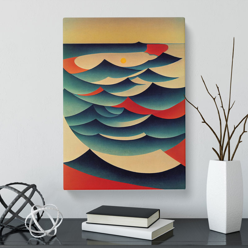 Seascape Abstract Vol.4 - Wrapped Canvas, 50cm H x 35cm W x 3cm D