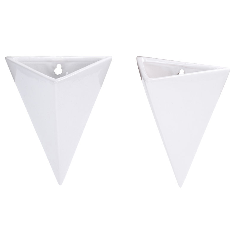 2 Piece Pyramid Sconce-Style Wall Décor Set