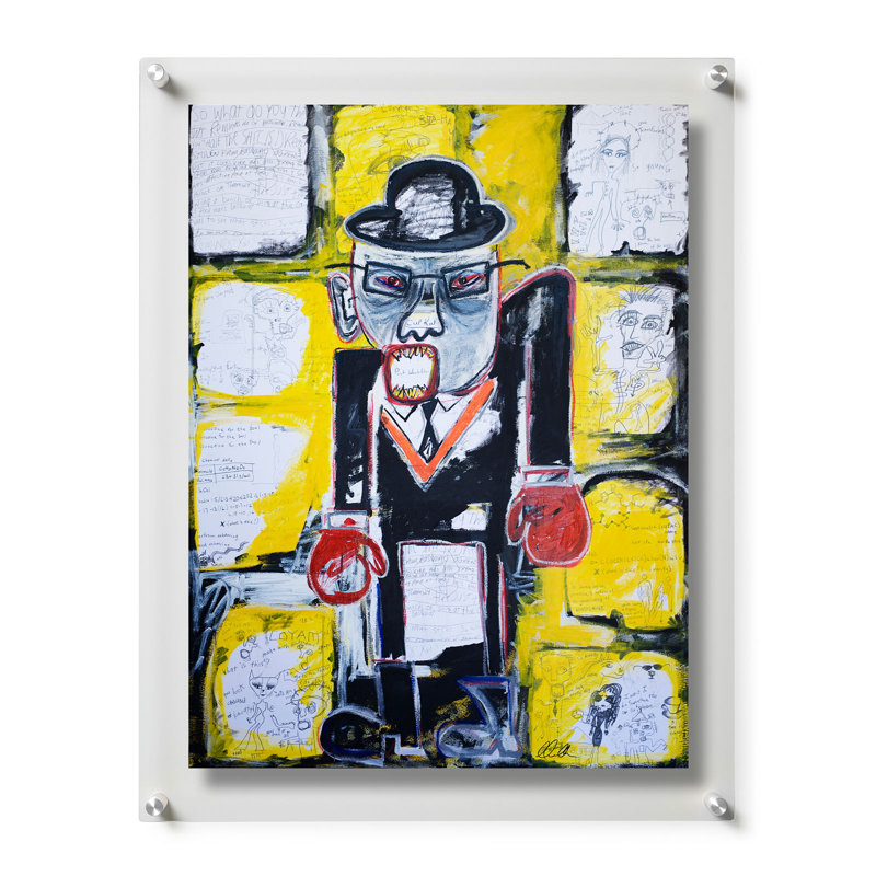 Cupkake by Gareth Maguire, 24" H x 18" W, Silver/Clear
