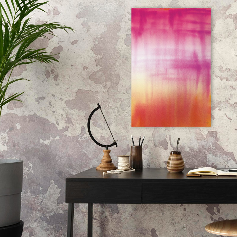 Dip Dye II Bright Contemporary Abstract Contemporary, H 24 po x l 16 po