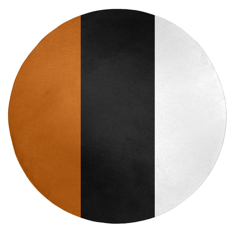Chenille Indoor Rug, Round 5'