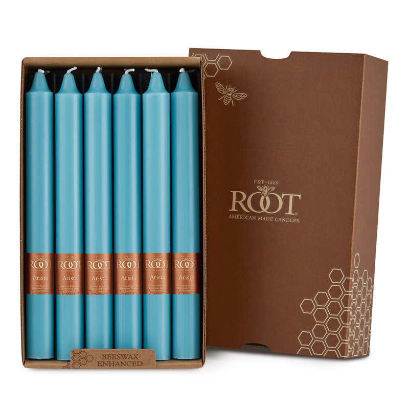 Bougie radiculaire sans parfum, H 9 po x l 0,88 po x P 0,88 po, Ciel