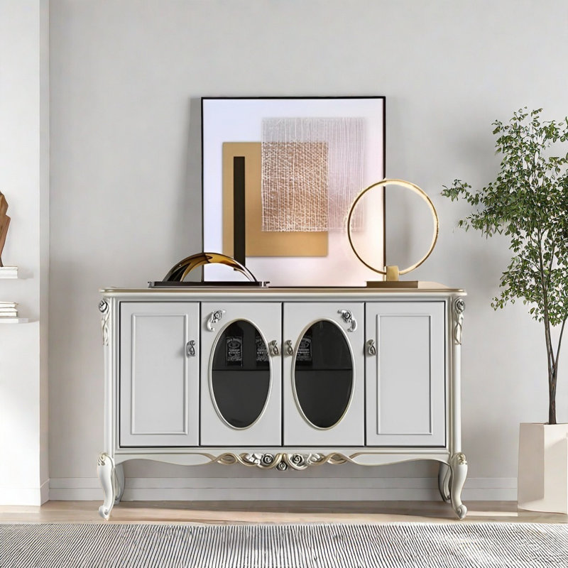 Retro Light Luxury Sideboard Cabinet