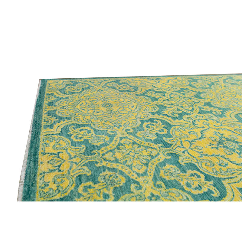 Wool Damask Area Rug