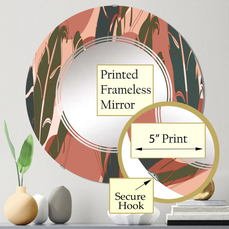 Miroir de salle de bain sans cadre, 24 po x 24 po