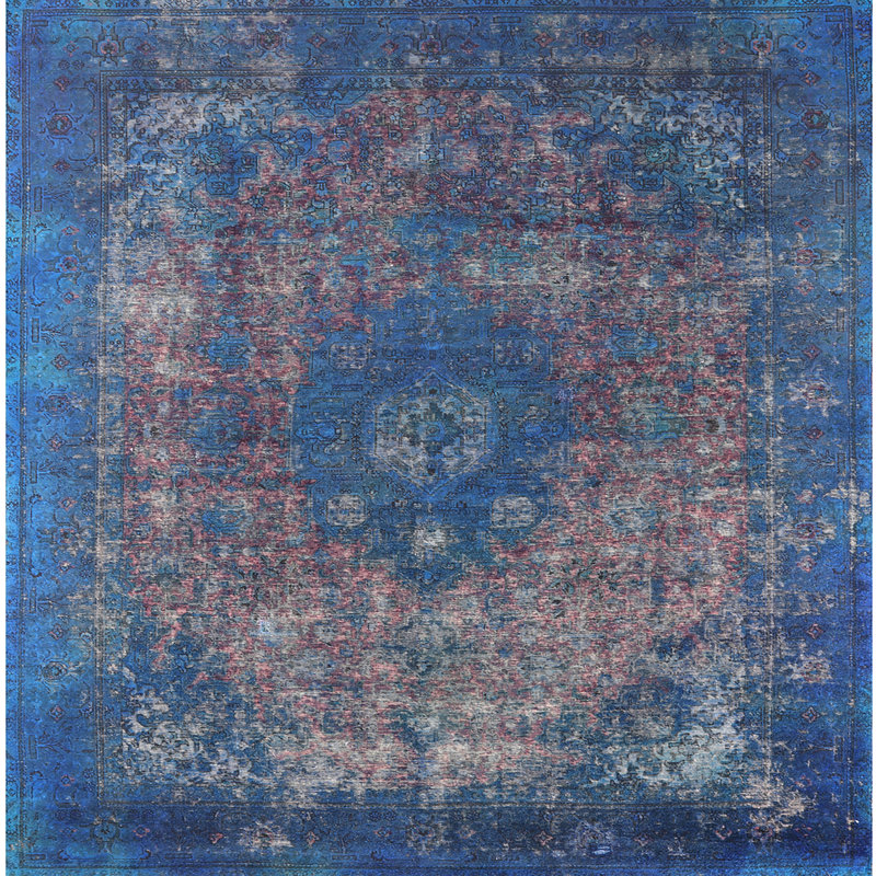 Oriental Indoor Rug, Square 4'