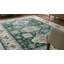 Tapis traditionnel vert en laine noué à la main vert / beige Eves-1798381140
