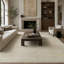 High-Quality Hand-Knotted Ivory And Beige Area Rug-806186767