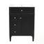 Meuble-lavabo moderne avec lavabo supérieur, 2 tiroirs et tiroir rabattable pour un rangement efficace et une conception élégante-1461882049
