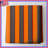 Orange Vertical Stripes Bedding Stripes Bedspread Pattern-123584010