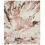 Benally Wool Abstract Area Rug in Pink-331033346