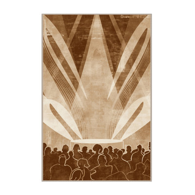 Machine Washable Orfelinda Headliner Performance Modern & Contemporary Rug in Brown – Beige Binding