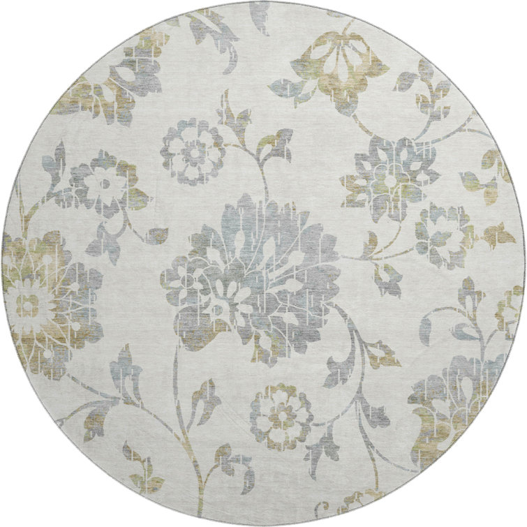 Premium Machine Washable Prisco Ivory Rug