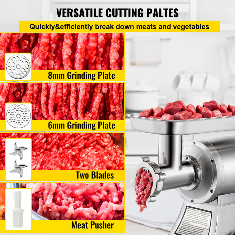 VEVOR Stainless Steel Electric Meat Grinder & Reviews