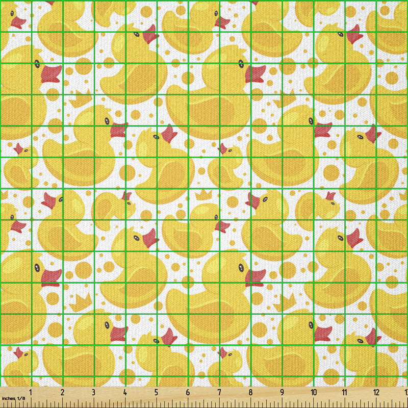 Creeden Continuous Ducks and Polka Dots Multi-Purpose Fabric