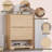 Wavy 2-Door Shoe Cabine-1411833974