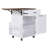 Farmhouse Kitchen Island Cart With Drop Leaf-669282984