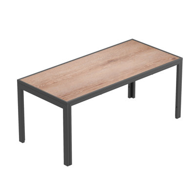 Patio Coffee Rectangle Table, All-Weather Conversation Sets for Room, Bedside, Porch by Ebern Designs