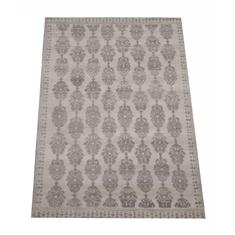 Tapis gris moderne 8 x 10