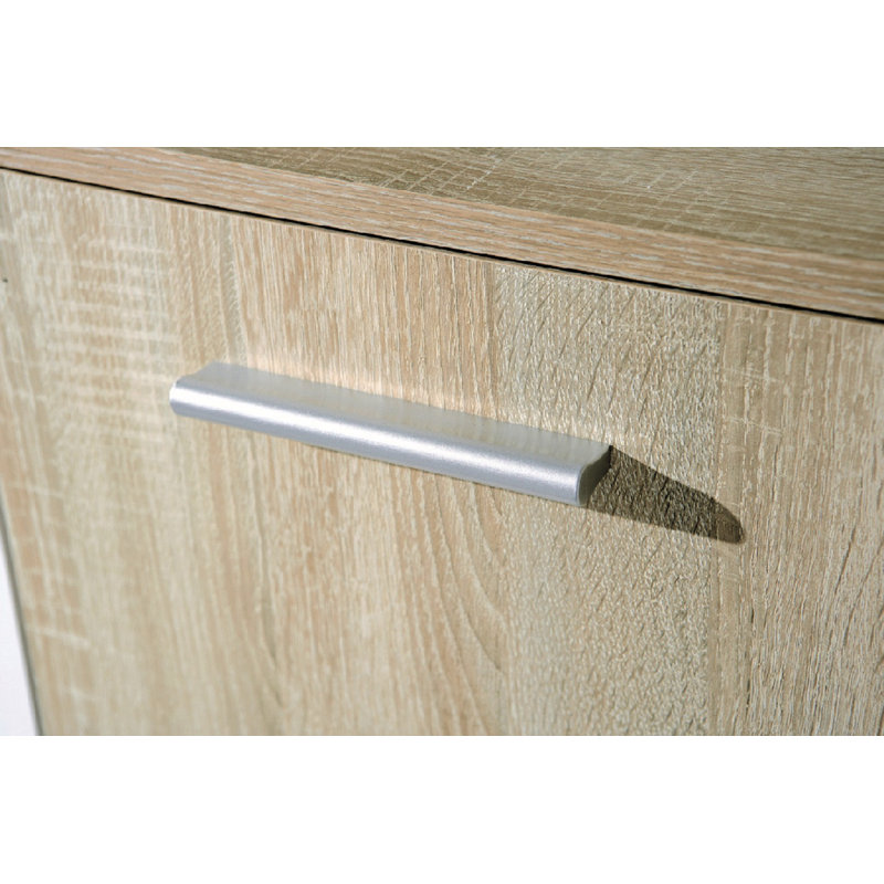 Brookeann 77cm Sideboard, White/Brown