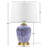 Blue Ceramic Ginger Jar Table Lamp