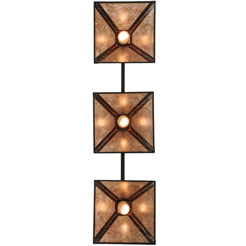 Rustic Lodge 3 - Light Pendant, 28" H x 45" W x 11.5" D