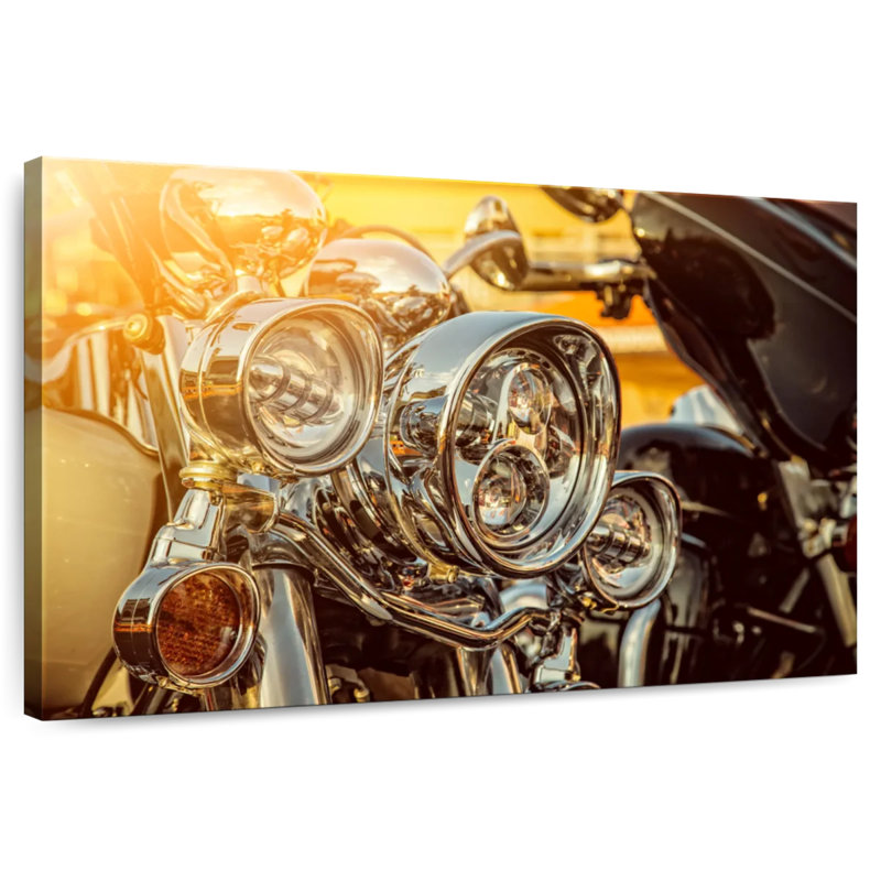 Mehar Motorcycle Headlights, 30" H x 45" W