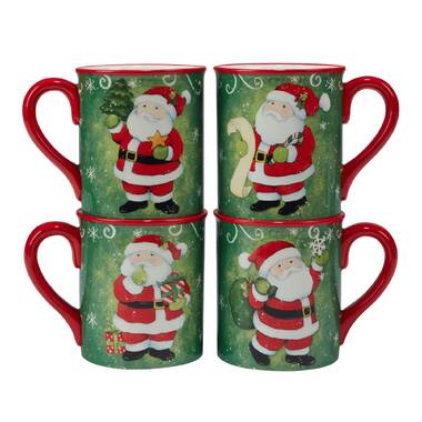 16pc Christmas Lodge Santa Dinnerware Set - Certified International : Target