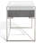 Glass End Table with Storage-2087749659