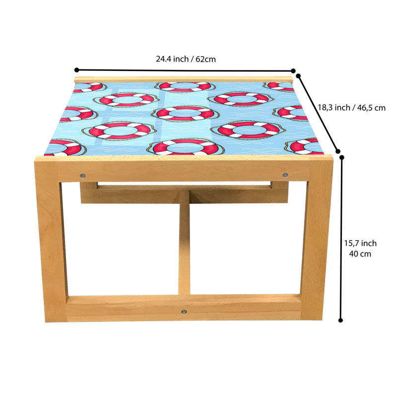 Jamalyn Sled Coffee Table, 62cm H x 46cm W x 40cm D