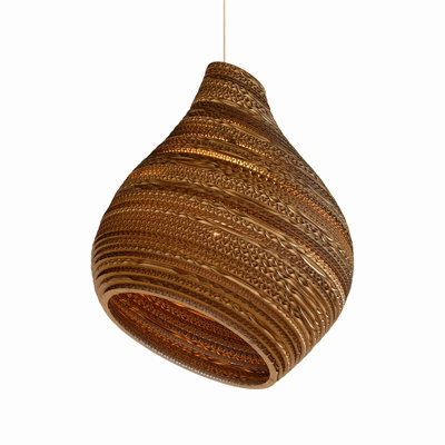 Luminaire suspendu Scraplights Hive 12 naturel