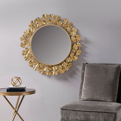 Miroir mural rond 30,5 po Gingko