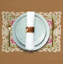 Ensemble de napperons Adda Elegant Beige