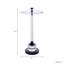 Table d'appoint moderne en acrylique avec pied central pour salon ou chambre - Élégante table d'appoint ronde et étroite pour la maison ou le bureau - 63,5 cm-1552764532