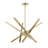 Swanner 10 - Light Dimmable Modern Linear Chandelier-1654696091