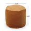 Repose-pieds cylindrique avec repose-pieds - utilisation moderne de 16 x 16 x 16 pieds / repose-pieds | Polyuréthane | Velours-123499619