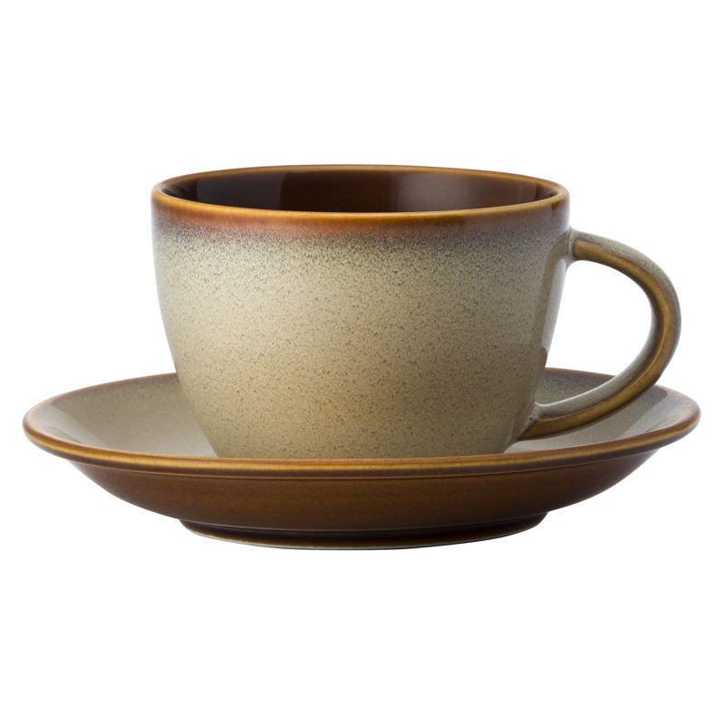 Rustic Sama Coupe Saucers, 6.25 oz, by Luzerne