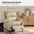 Adeesa Genuine Leather Manual Recliner-1771127445
