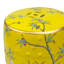 Tabouret en céramique fleur et oiseau