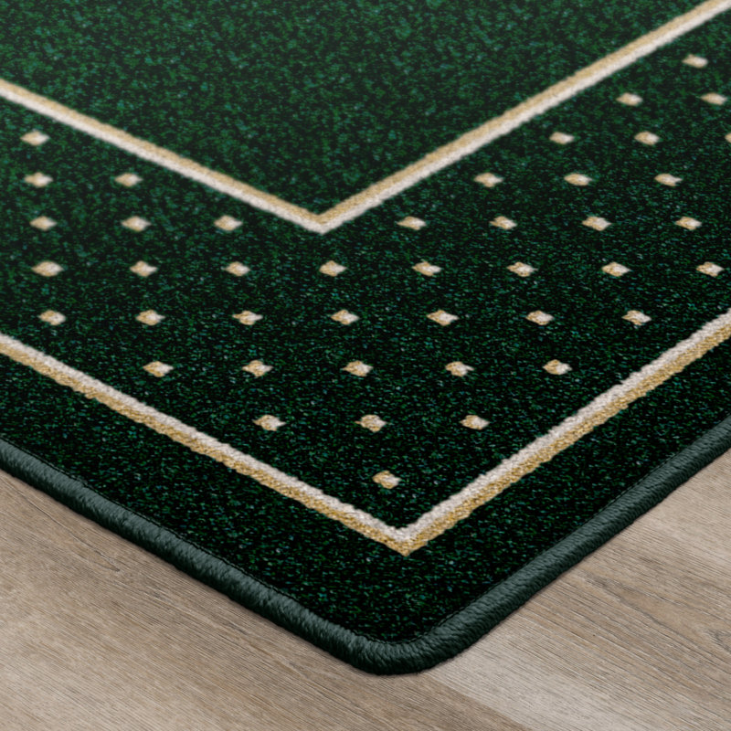 Alminus Design Center Legacy Emerald Bordered Area Rug, Rectangle 7'8" x 10'9"