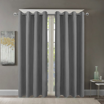2 Pieces Thickened Blackout Curtains For Indoor And Outdoor Use