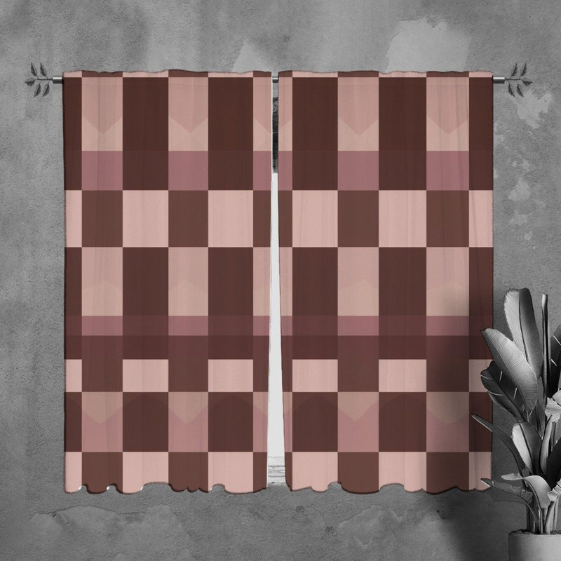 Paire de rideaux obscurcissant en polyester Masamabo, L 40 po x L 61 po