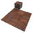 12'' L x 12'' W Wood Interlocking Deck Tile in Brown