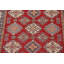 Red Geometric Kazak Oriental Area Rug 6x10