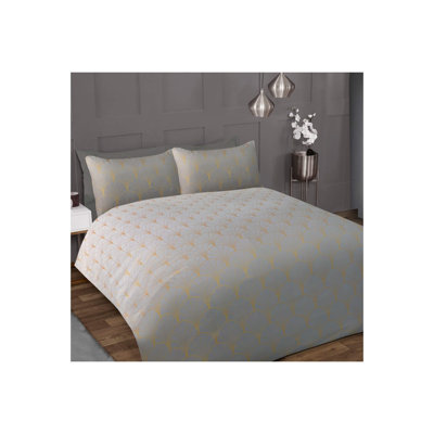 Woods Polyester Geometric Shapes Duvet Cover Set with Pillowcases