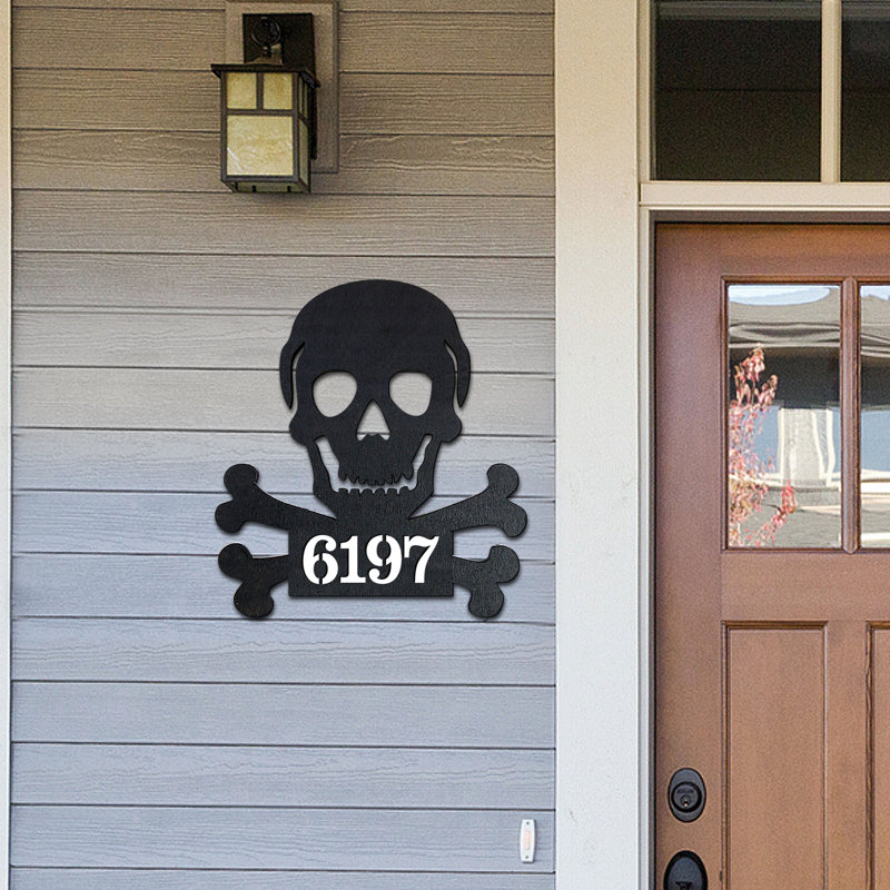 Fixation murale Scull and Bones