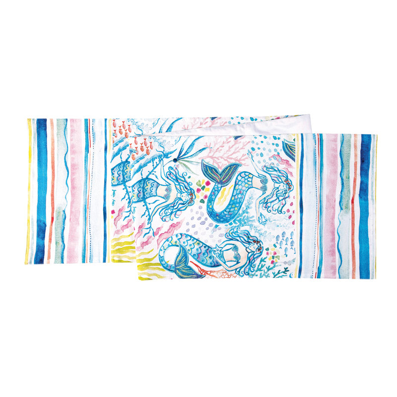 Chemin de table Mermaid Garden